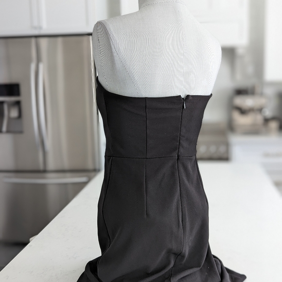 Black long strapless dress from Dynamite, medium - Picture 5 of 8